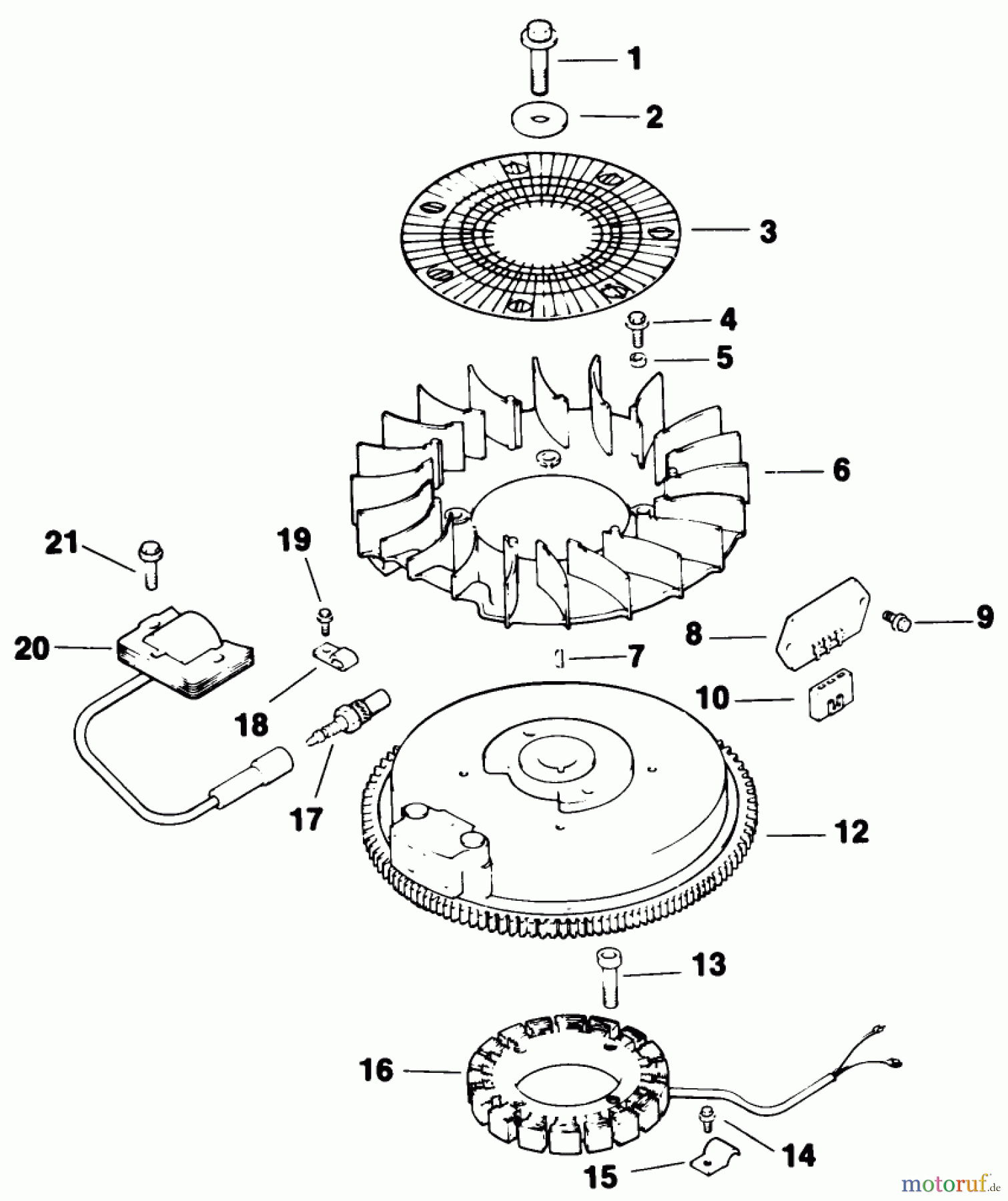  Toro Neu Mowers, Drive Unit Only 30114 - Toro Mid-Size Proline Gear Traction Unit, 14 hp, 1990 (0000001-0999999) IGNITION/ELECTRICAL-ENGINE KOHLER MODEL NO. CV14 T-1412