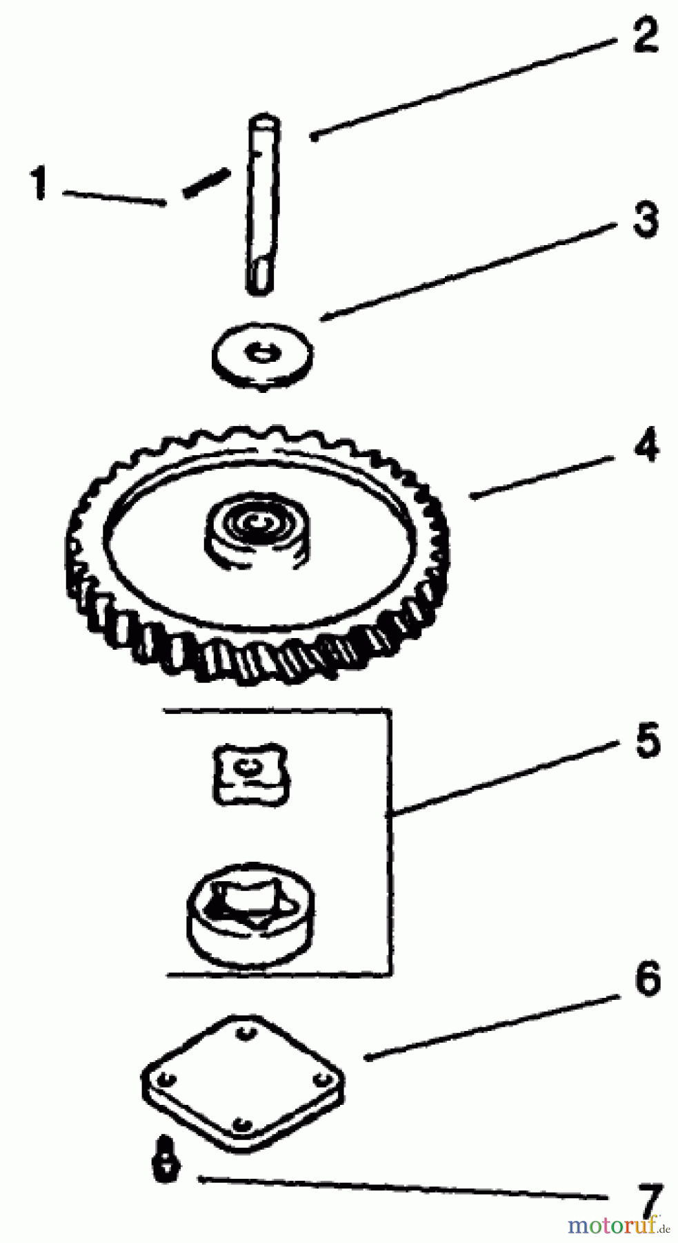 Toro Neu Mowers, Drive Unit Only 30190 - Toro Mid-Size Proline Hydro Traction Unit, 18 hp, 1993 (39000001-39999999) OIL PUMP-ENGINE MODEL NO. MV18S-TYPE 58543