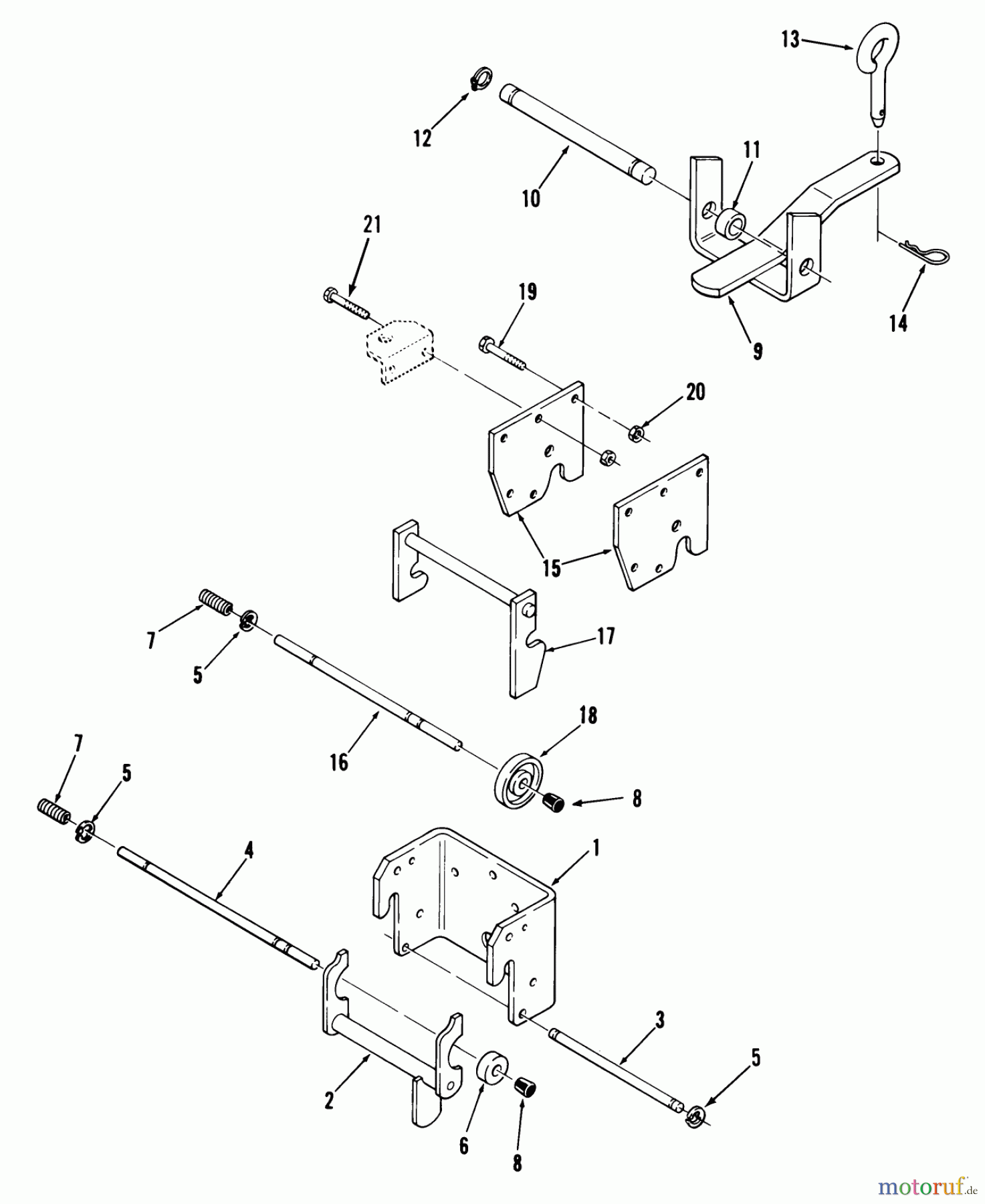  Toro Neu Mowers, Lawn & Garden Tractor Seite 1 21-12K806 (312-8) - Toro 312-8 Garden Tractor, 1989 HITCHES