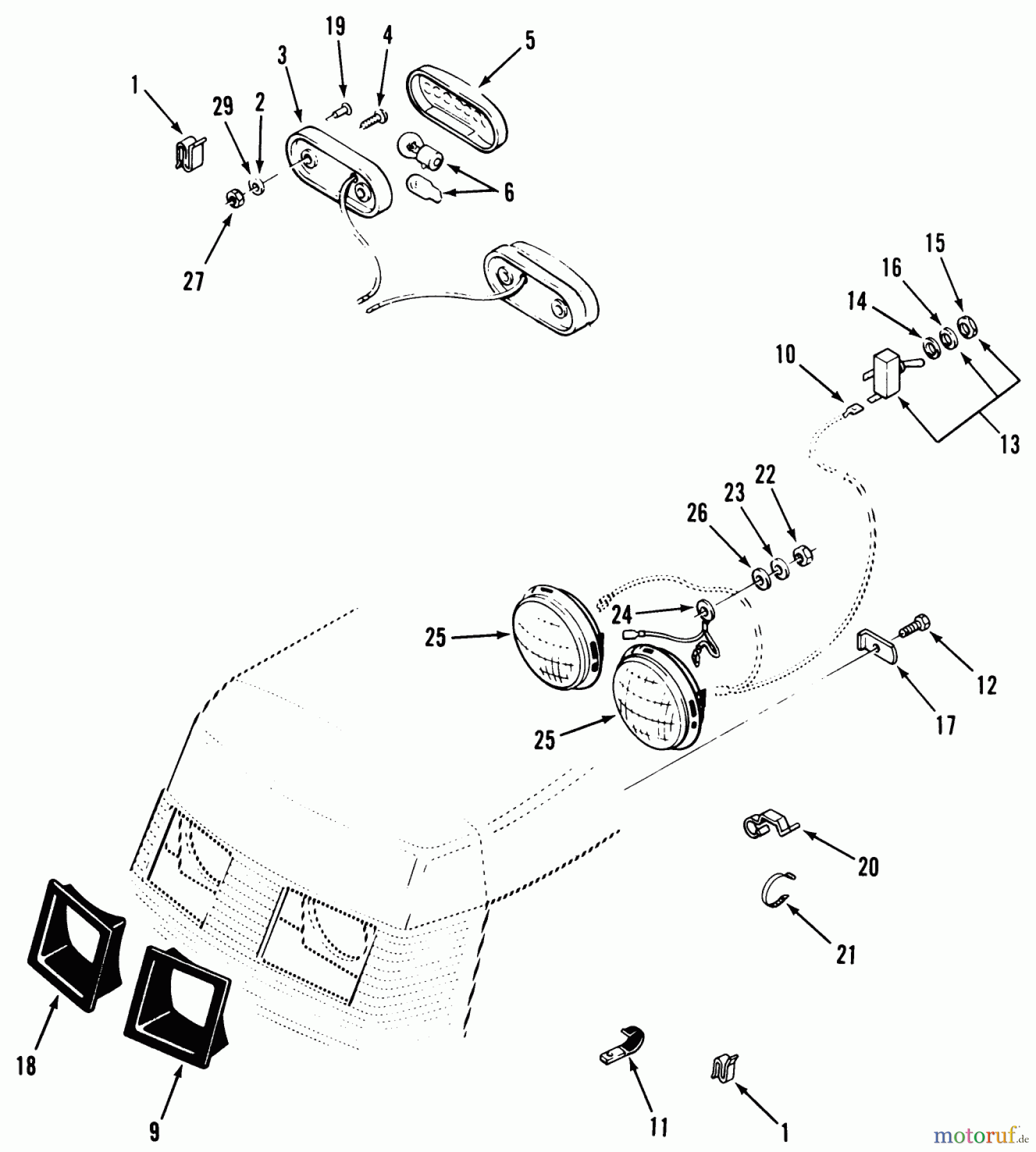  Toro Neu Mowers, Lawn & Garden Tractor Seite 1 51-12KE01 (312-H) - Toro 312-H Garden Tractor, 1991 (1000001-1999999) ELECTRICAL SYSTEM #3