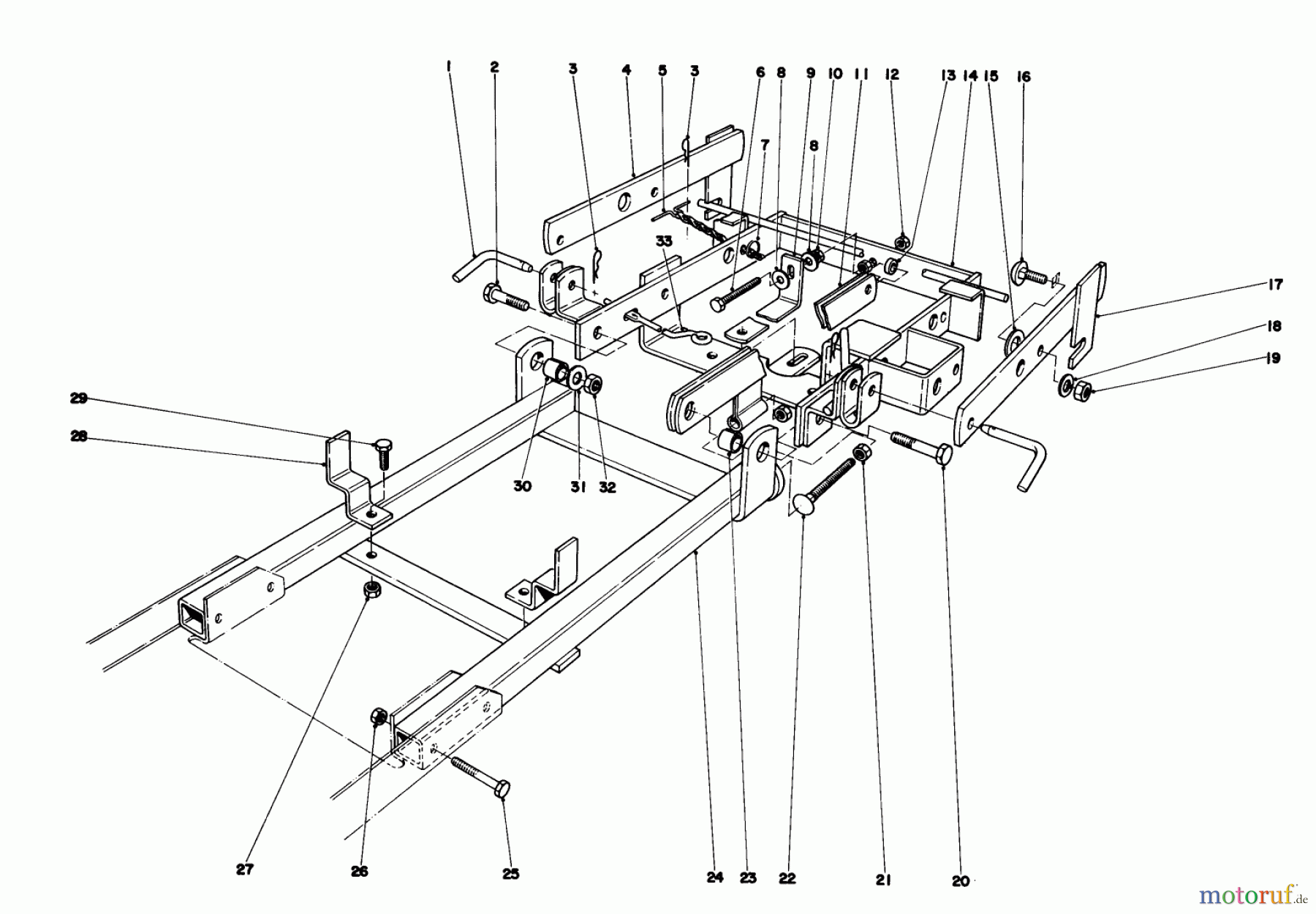 Toro Neu Mowers, Lawn & Garden Tractor Seite 1 57300 (8-32) - Toro 8-32 Front Engine Rider, 1982 (2000001-2999999) 36