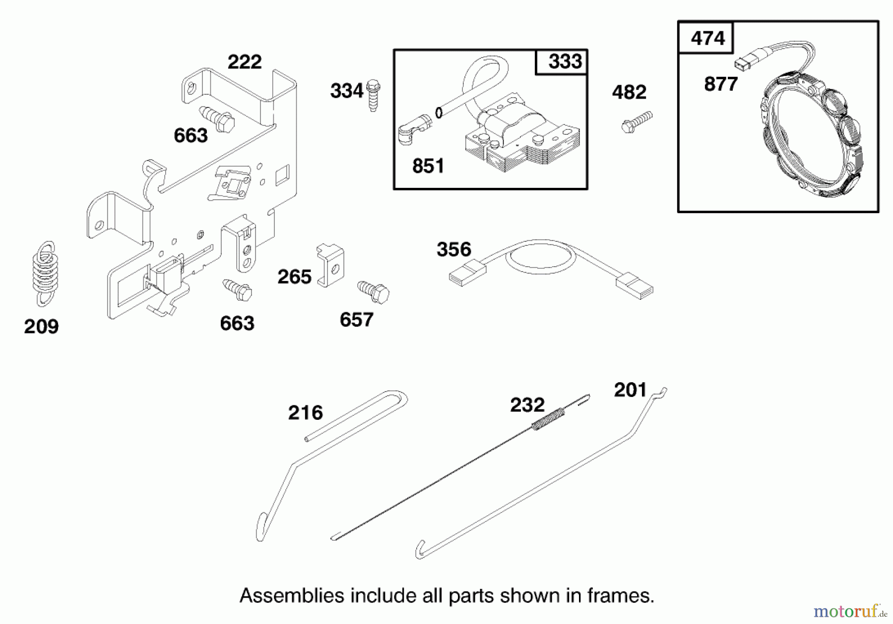  Toro Neu Mowers, Lawn & Garden Tractor Seite 1 71201 (12-32XL) - Toro 12-32XL Lawn Tractor, 1998 (8900001-8999999) ENGINE BRIGGS & STRATTON MODE 283707-1156-E1