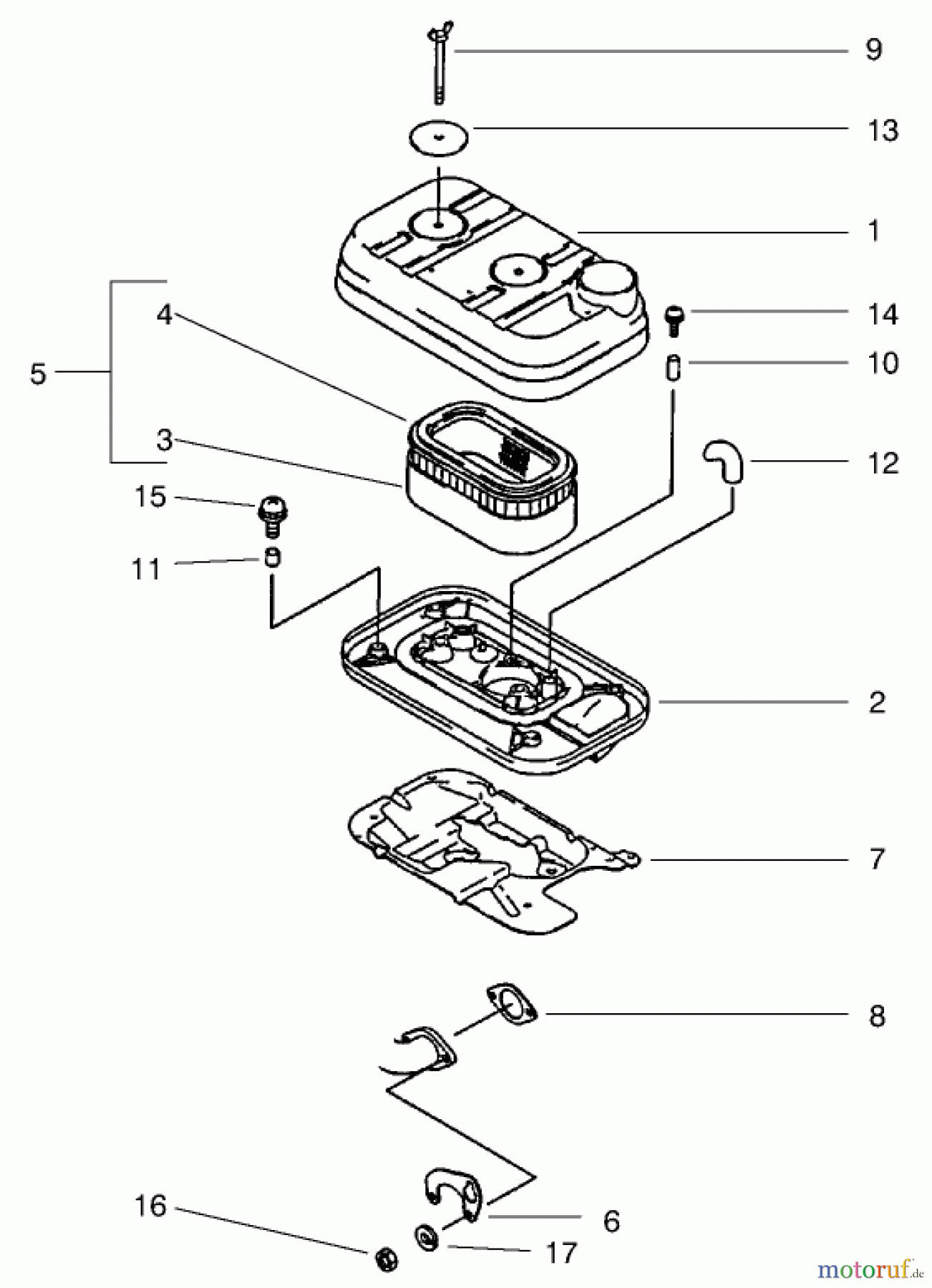 Toro Neu Mowers, Lawn & Garden Tractor Seite 1 73580 (520Lxi) - Toro 520Lxi Garden Tractor, 1999 (9900001-9999999) AIR CLEANER ASSEMBLY