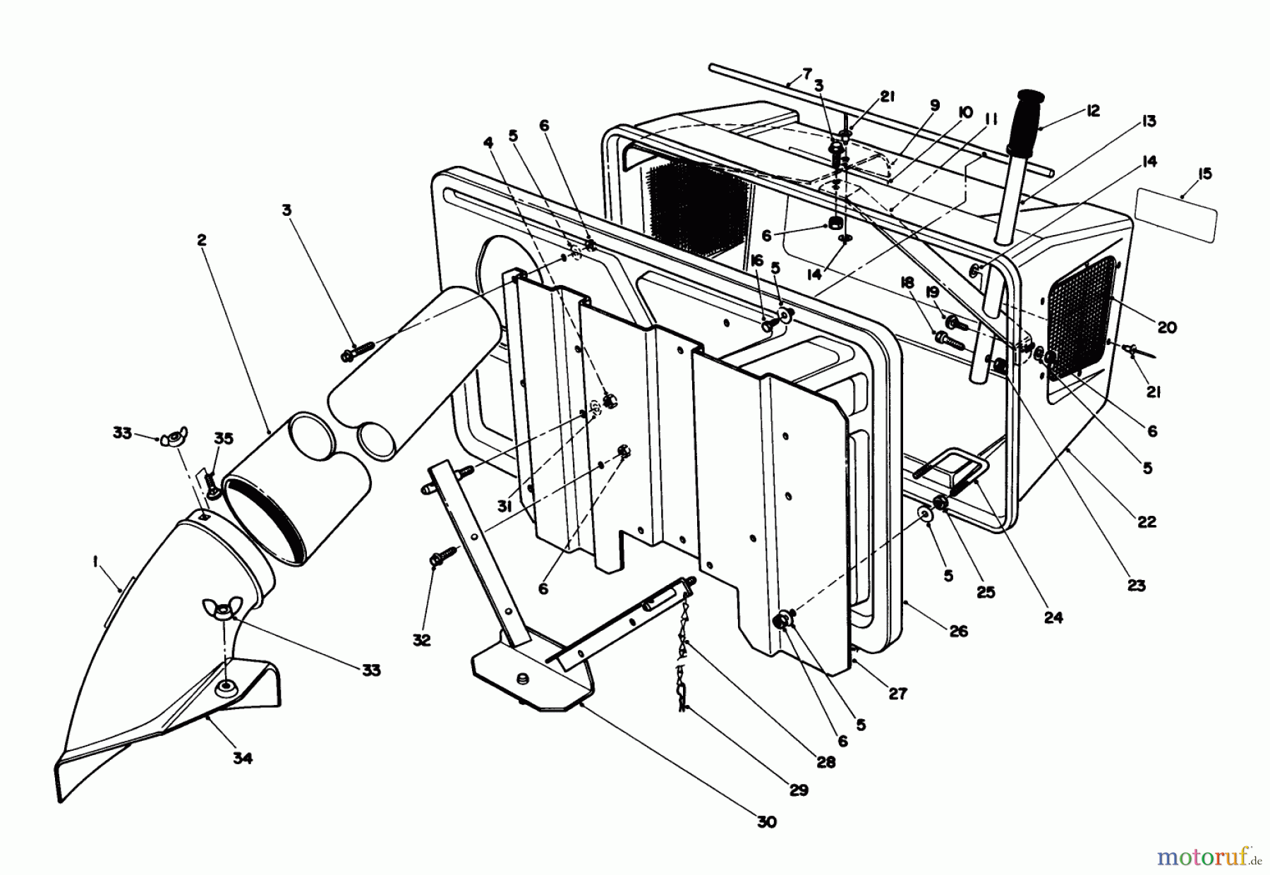  Toro Neu Mowers, Rear-Engine Rider 56127 (7-25) - Toro 7-25 Rear Engine Rider, 1989 (9000001-9999999) EASY EMPTY BAGGING KIT MODEL 59047 (OPTIONAL)