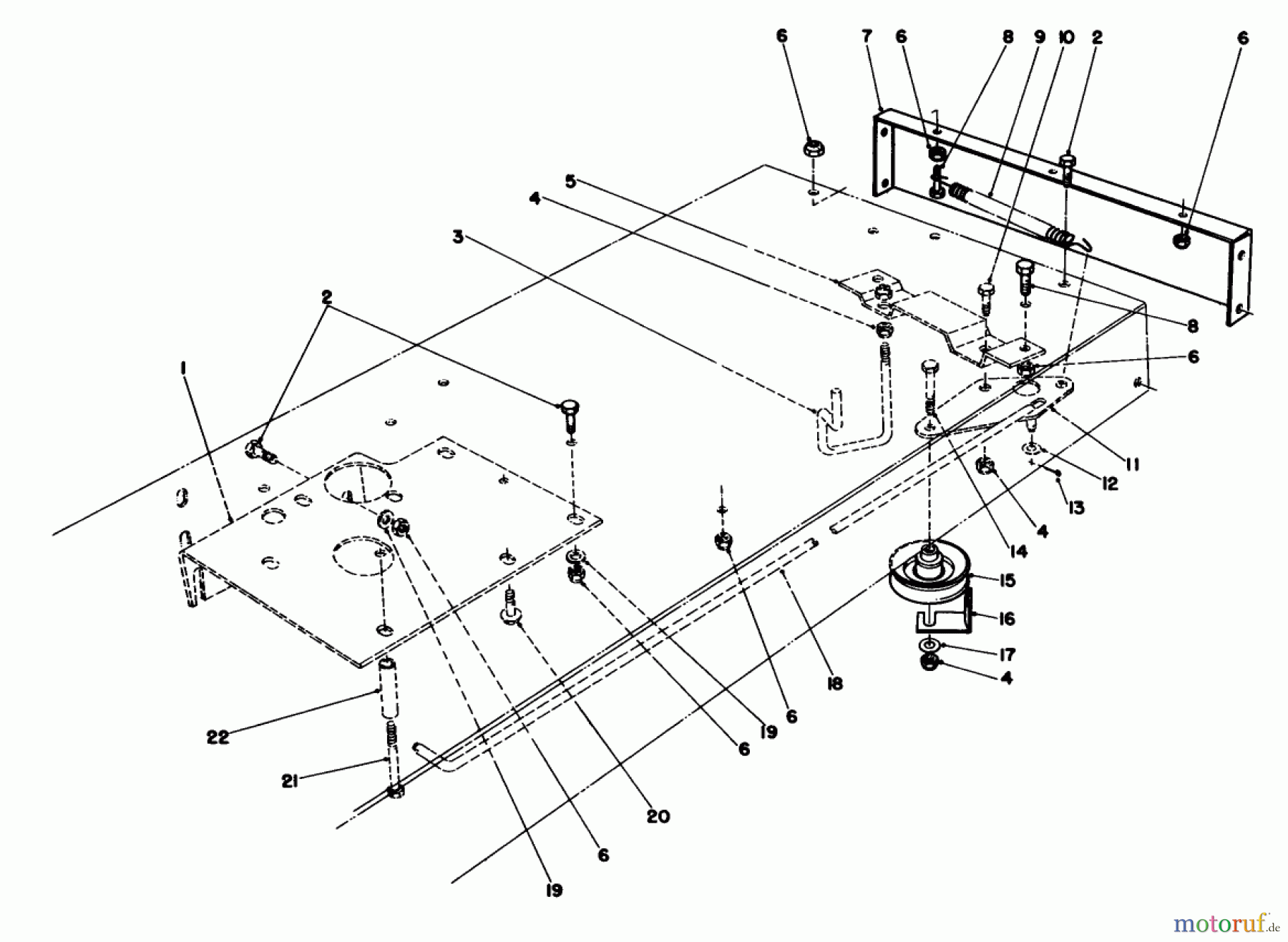  Toro Neu Mowers, Rear-Engine Rider 56155 (11-32) - Toro 11-32 Rear Engine Rider, 1983 (3000001-3999999) TRACTION ASSEMBLY