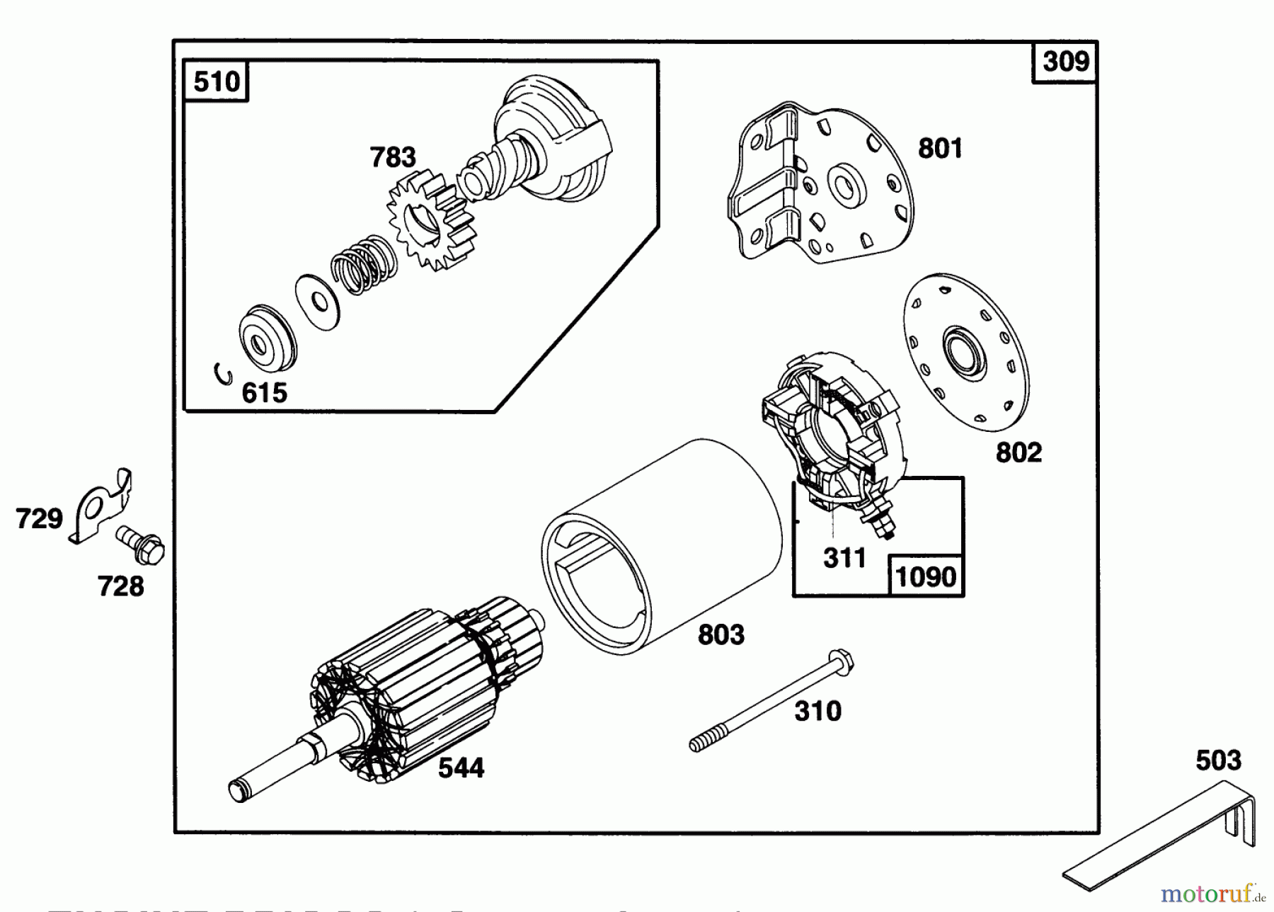 Toro Neu Mowers, Rear-Engine Rider 70131 (13-32) - Toro 13-32 Rear Engine Rider, 1997 (7900001-7999999) ENGINE BRIGGS & STRATTON MODEL 28M707-0127-01 #8