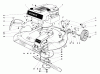 Toro 16173 - Whirlwind Lawnmower, 1974 (4000001-4999999) Ersatzteile HOUSING AND ENGINE ASSEMBLY-MODEL 16273