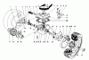 Toro 16390 - Whirlwind PowR, 1981 (1000001-1999999) Ersatzteile GEAR BOX ASSEMBLY