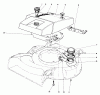 Toro 19273 - Guardian Lawnmower, 1973 (3000001-3999999) Ersatzteile ENGINE ASSEMBLY MODEL 19173