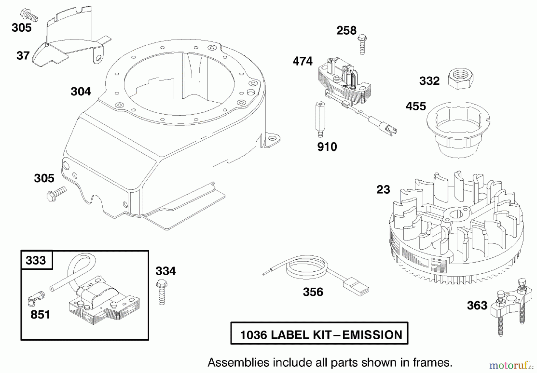  Toro Neu Mowers, Walk-Behind Seite 1 20021 (R-21S1B) - Toro Recycler Mower, R-21S1B, 1999 (9900001-9999999) ENGINE BRIGGS & STRATTON MODEL 12H807-1760-E1 (MODEL NO. 20021 SERIAL NO. 9940000-9941632) #6