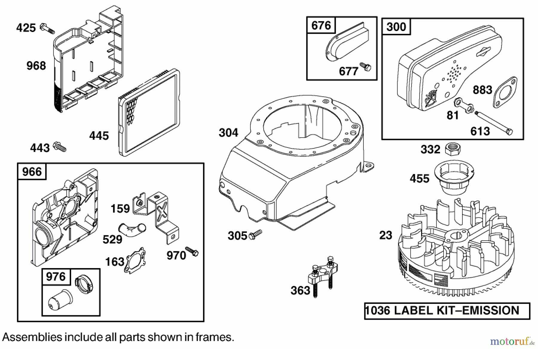  Toro Neu Mowers, Walk-Behind Seite 1 20042 (SR-21S) - Toro Super Recycler Mower, SR-21S, 1999 (9900001-9999999) ENGINE BRIGGS & STRATTON MODEL 12H802-1767-E1 #5