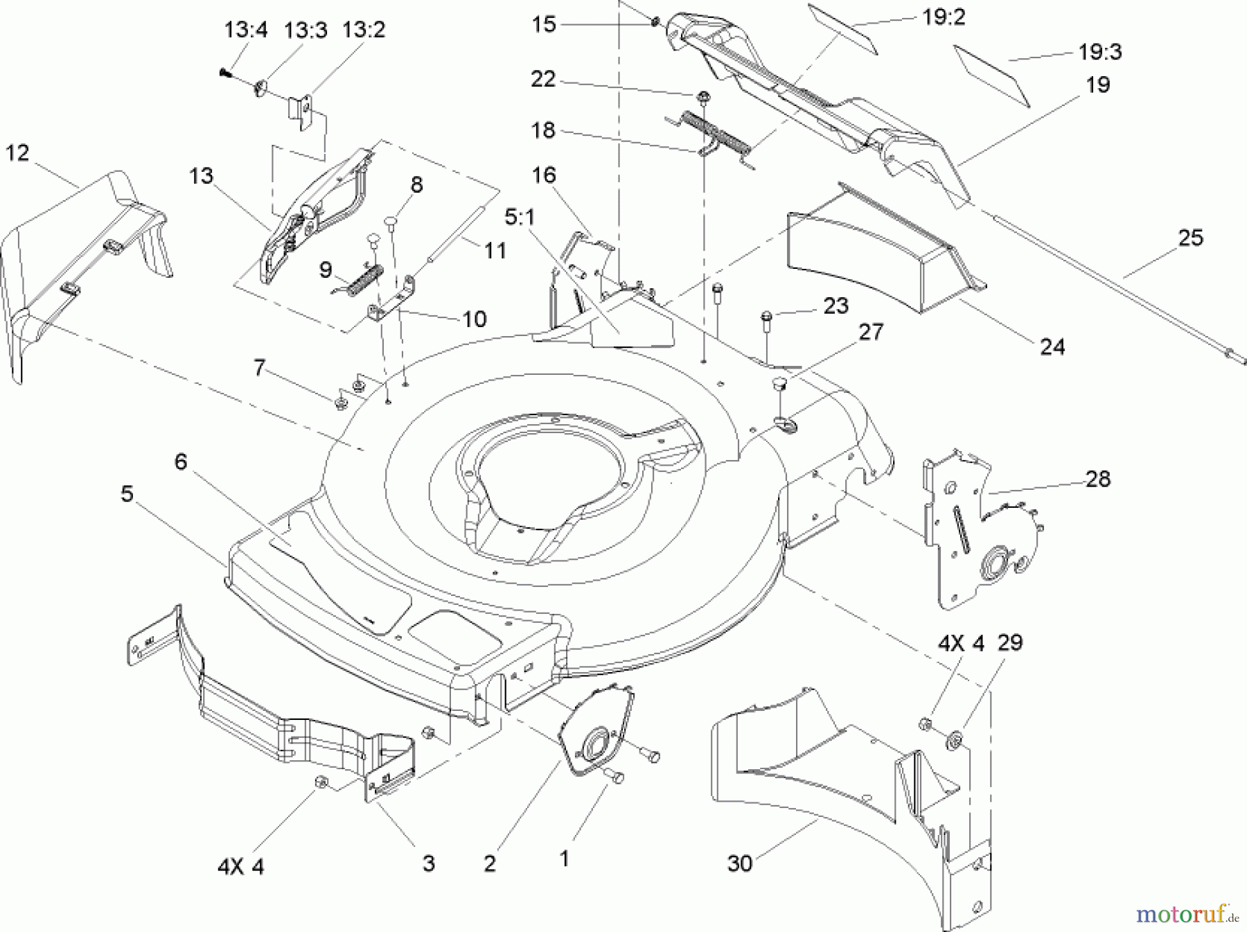 Toro Neu Mowers, Walk-Behind Seite 1 20049 - Toro 22