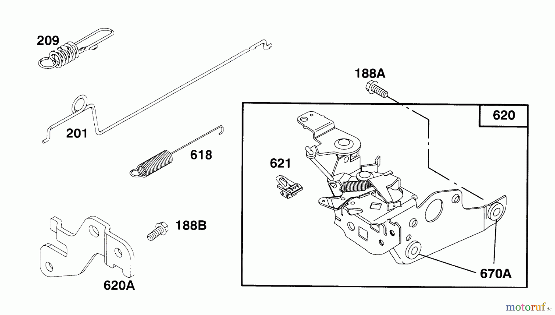 Toro Neu Mowers, Walk-Behind Seite 1 20442 - Toro Lawnmower, 1996 (6900001-6999999) ENGINE BRIGGS & STRATTON MODEL 127802-0640-01 #4