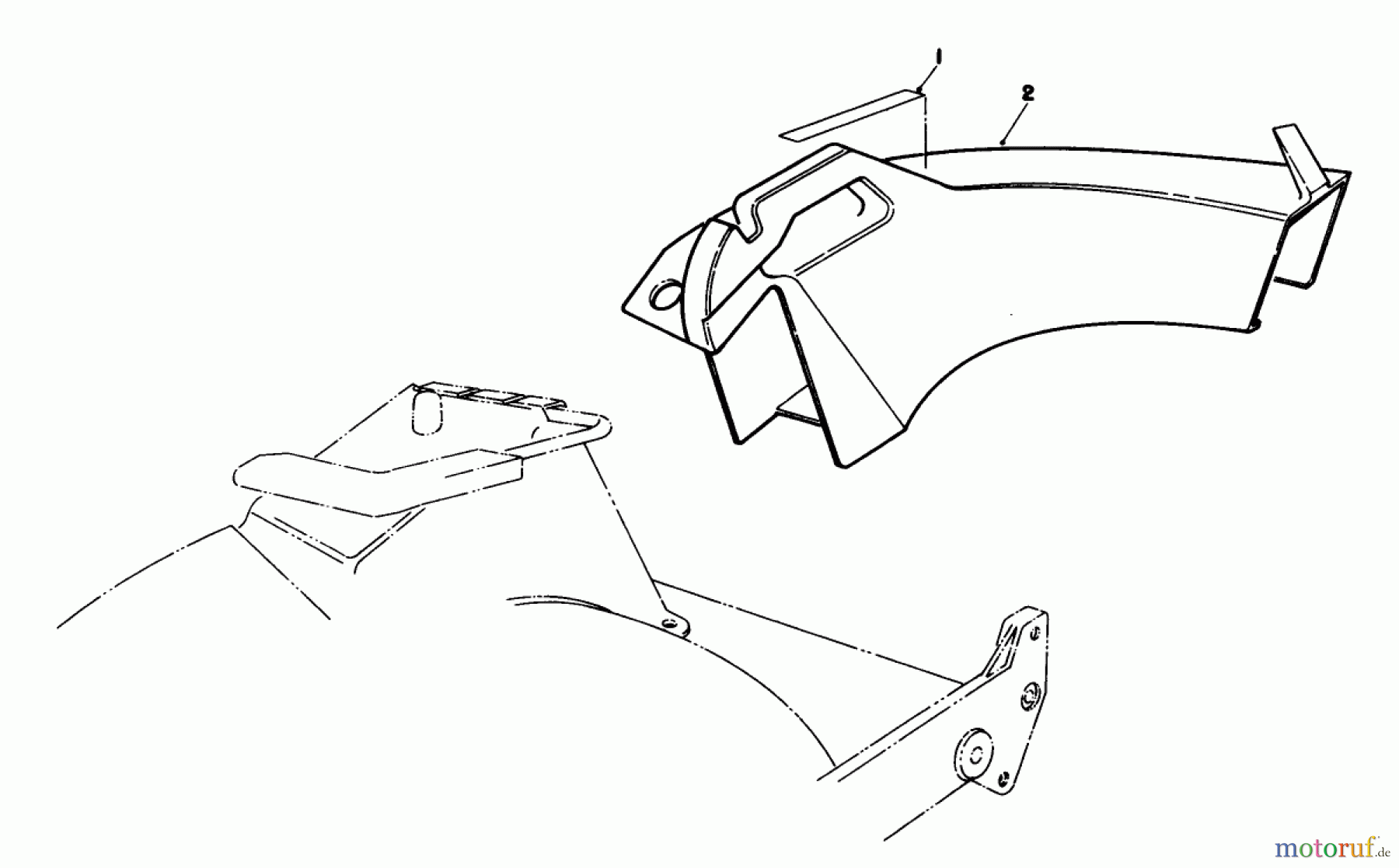 Toro Neu Mowers, Walk-Behind Seite 1 20692C - Toro Lawnmower, 1989 (9000001-9999999) SIDE DISCHARGE CHUTE MODEL NO. 59168 (OPTIONAL)