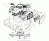 Toro 20745C - Lawnmower, 1988 (8000001-8999999) Ersatzteile ENGINE ASSEMBLY (USED ON UNITS WITH SERIAL NO. 8000402 & UP)