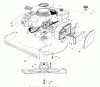 Toro 20747C - Lawnmower, 1986 (6000001-6999999) Ersatzteile ENGINE ASSEMBLY