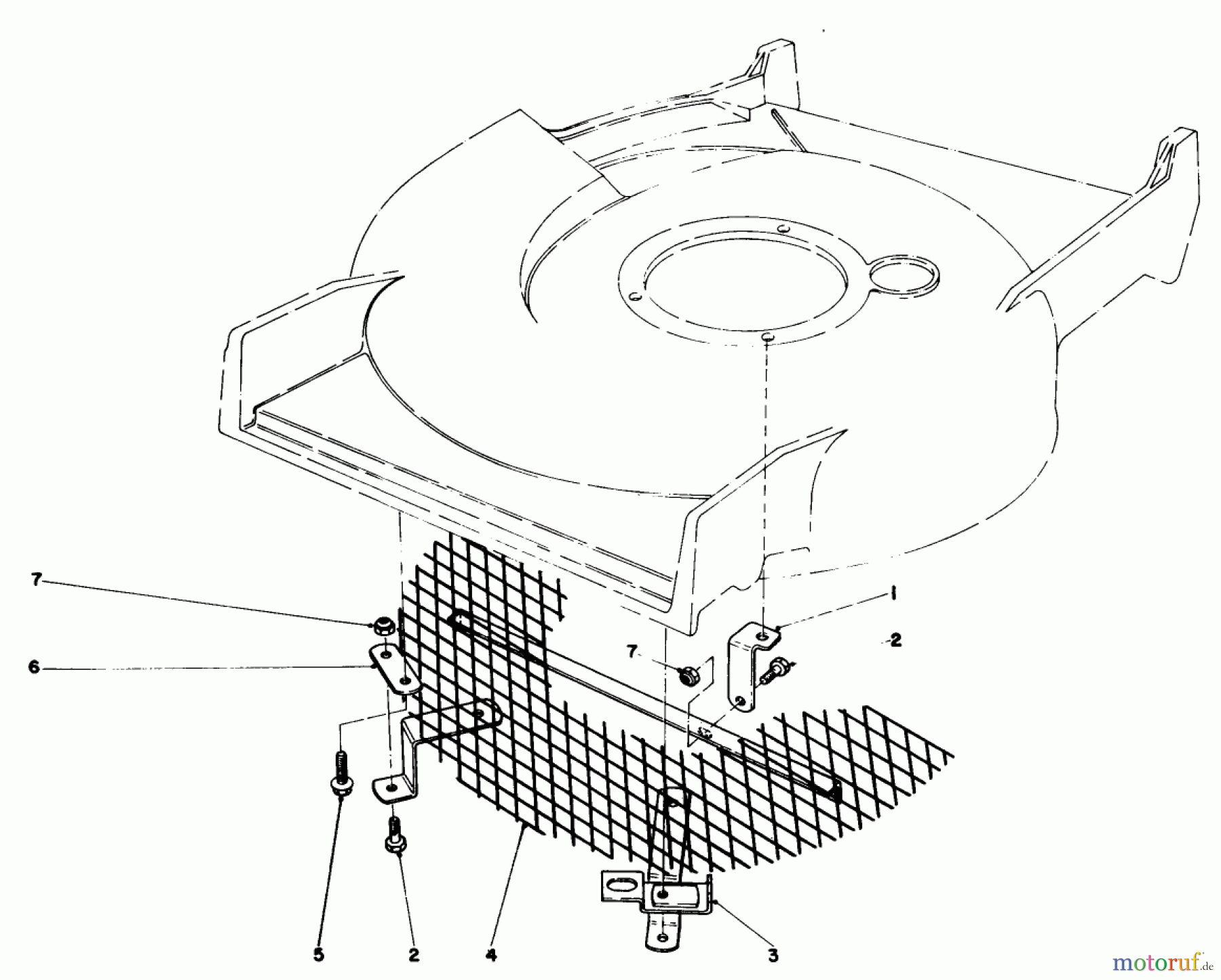  Toro Neu Mowers, Walk-Behind Seite 1 20752 - Toro Lawnmower, 1982 (2000001-2999999) LEAF SHREDDER KIT MODEL NO. 59105 (OPTIONAL)