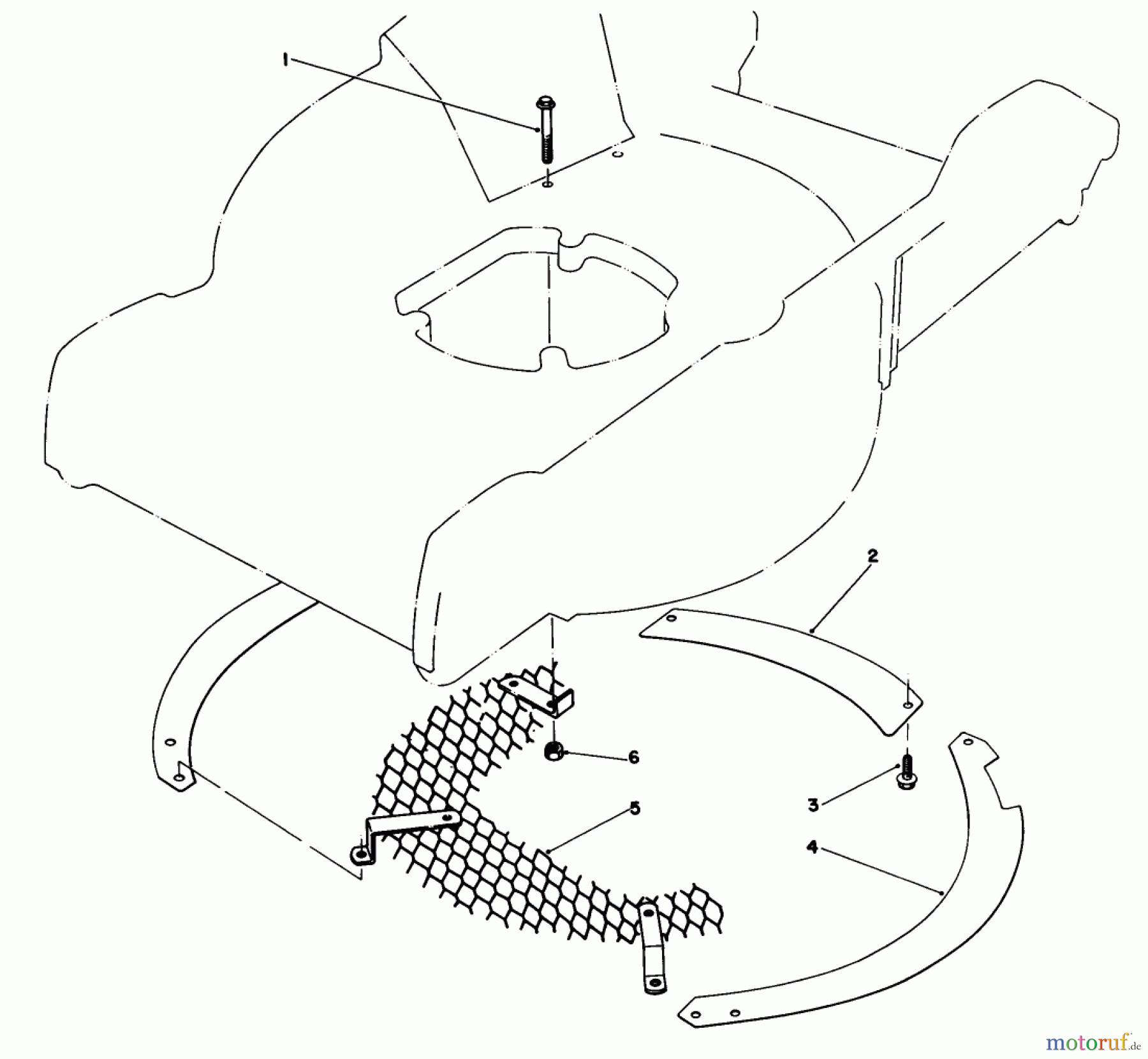  Toro Neu Mowers, Walk-Behind Seite 1 20762C - Toro Lawnmower, 1985 (5000001-5999999) LEAF SHREDDER KIT NO. 59101 (OPTIONAL)