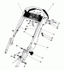 Toro 20785 - Lawnmower, 1981 (1000001-1999999) Ersatzteile HANDLE ASSEMBLY