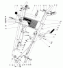 Toro 38035 (3521) - 3521 Snowthrower, 1989 (9000001-9999999) Ersatzteile HANDLE ASSEMBLY