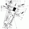 Toro 38052 (521) - 521 Snowthrower, 1984 (4000001-4999999) Ersatzteile HANDLE ASSEMBLY