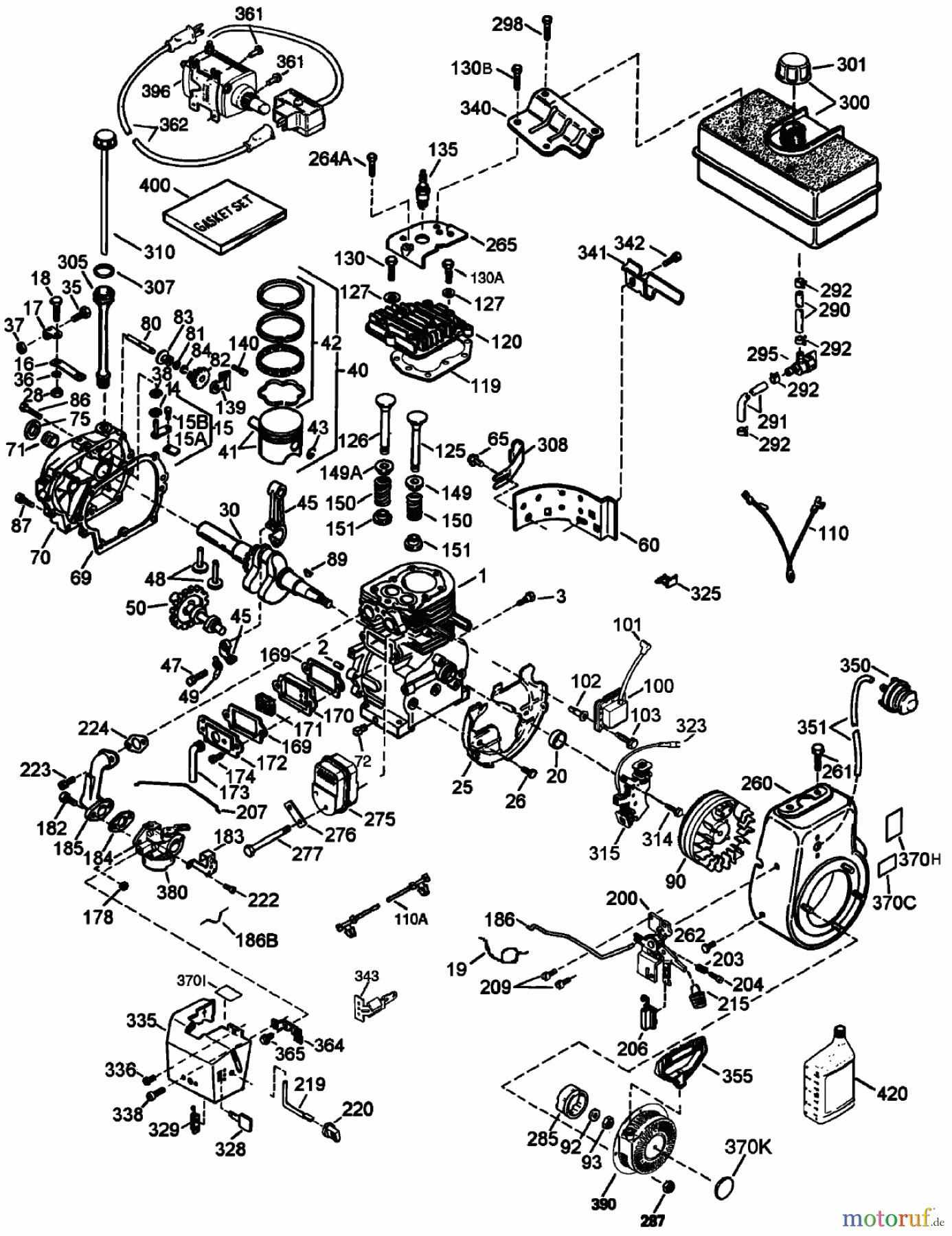  Toro Neu Snow Blowers/Snow Throwers Seite 1 38053 (824) - Toro 824 Snowthrower, 2000 (200000001-200999999) ENGINE ASSEMBLY NO. 2 TECUMSEH HMSK80-155672V (MODEL NO. 38078 ONLY)