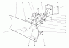 Toro 38085 (824) - 824 Snowthrower, 1980 (0000001-0999999) Ersatzteile GRADER BLADE ASSEMBLY MODEL 59051