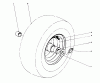 Toro 38160 (1132) - 1132 Snowthrower, 1986 (6000001-6999999) Ersatzteile WHEEL ASSEMBLY