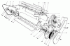 Toro 38162 (S-620) - S-620 Snowthrower, 1985 (5000001-5999999) Ersatzteile LOWER MAIN FRAME ASSEMBLY