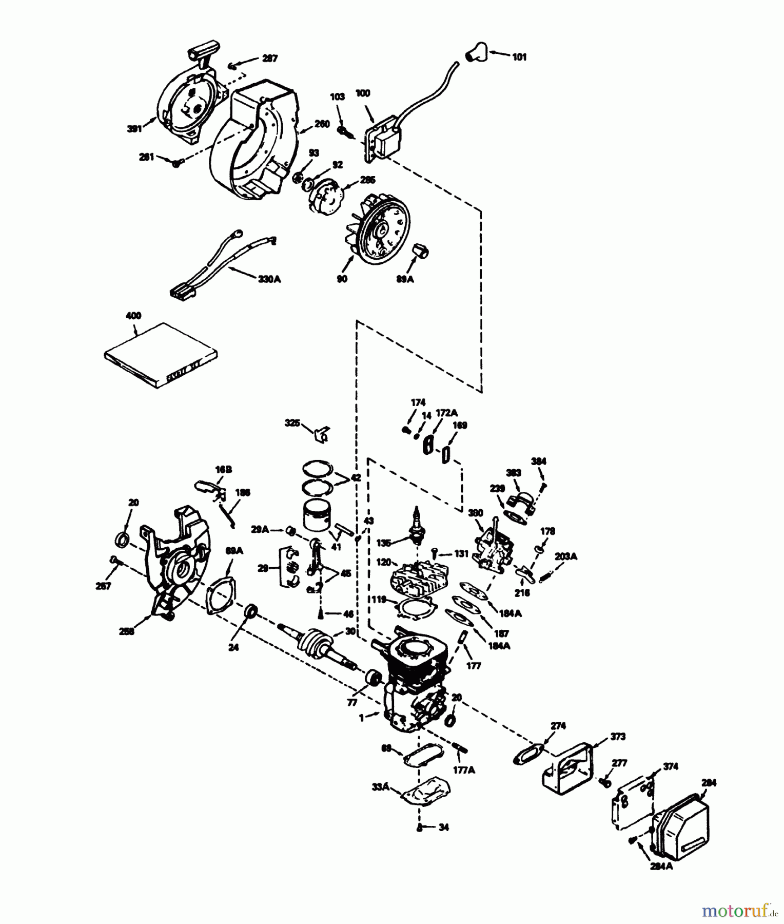 Toro Neu Snow Blowers/Snow Throwers Seite 1 38175 - Toro CCR Powerlite Snowthrower, 1991 (1000001-1999999) ENGINE TECUMSEH MODEL NO. HSK600 TYPE 1668P (MODEL NO. 38170 ONLY)
