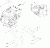 Toro 38273 - Powerlite Snowthrower, 2011 (311000001-311003000) Ersatzteile ENGINE AND MOUNTING ASSEMBLY