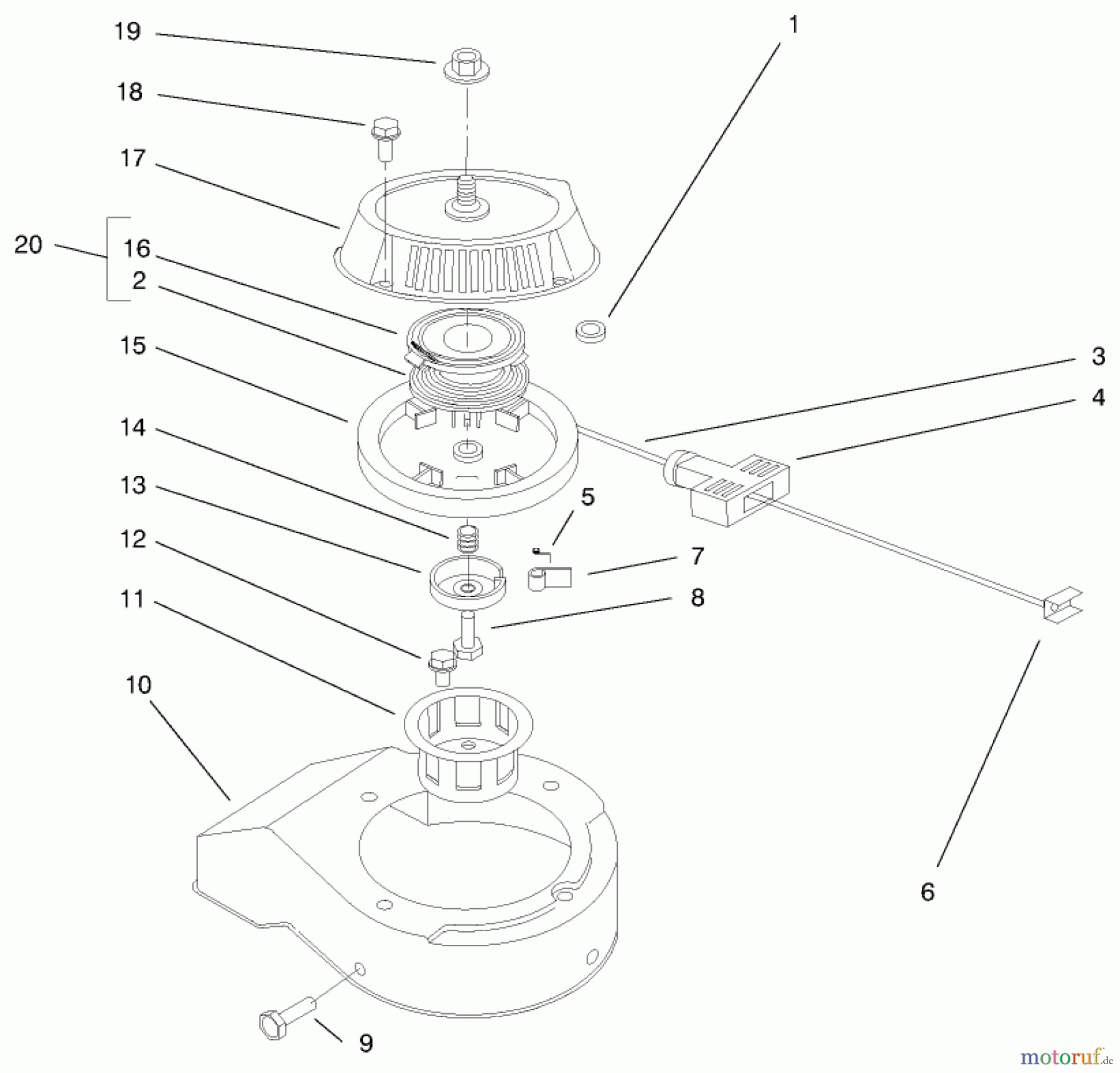  Toro Neu Snow Blowers/Snow Throwers Seite 1 38436 (3000) - Toro CCR 3000 Snowthrower, 1998 (8900001-8999999) ENGINE ASSEBMLY (MODEL NO. 38430 & 38431) #1