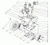 Toro 38555 (1028) - 1028 Power Shift Snowthrower, 1998 (890000001-899999999) Ersatzteile TRACTION DRIVE ASSEMBLY