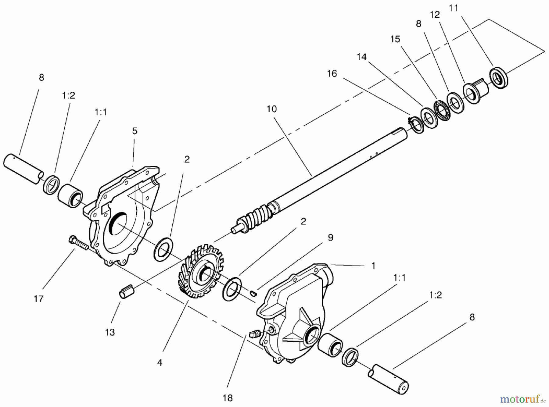 Toro Neu Snow Blowers/Snow Throwers Seite 1 38591 (1232) - Toro 1232 Power Shift Snowthrower, 1999 (9900001-9999999) 32