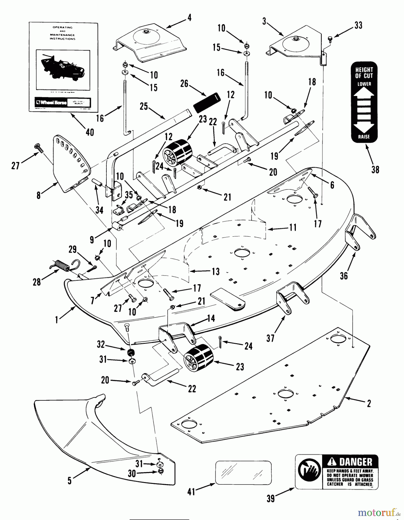  Toro Neu Mowers, Deck Assembly Only 05-42SY01 - Toro 42