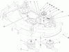 Mähdecks 30149 - Toro 44" Side Discharge Mower (SN: 260000001 - 260999999) (2006) Ersatzteile SPINDLE AND IDLER ASSEMBLY