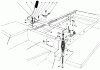 Mähdecks 30562 - Toro 62" Side Discharge Mower, GM 200 Series (SN: 20001 - 29999) (1982) Ersatzteile POWER TAKE OFF LEVER ASSEMBLY