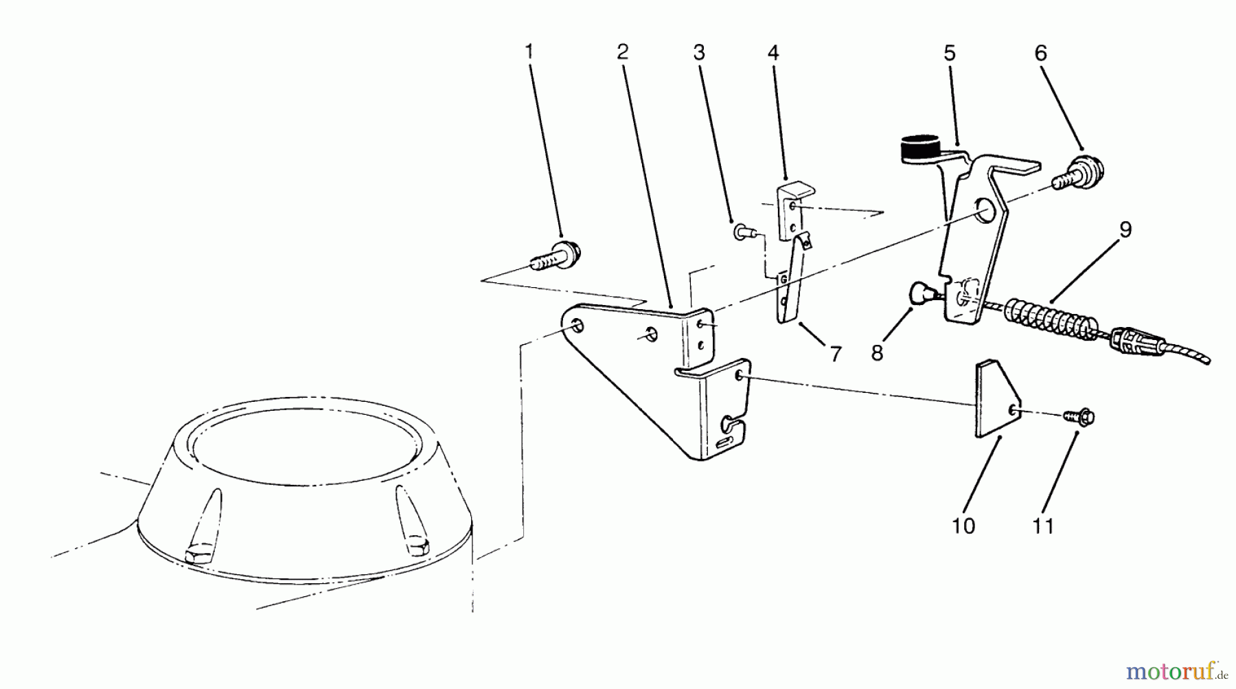 Rasenmäher 22026 - Toro Side Discharge Mower (SN: 6900001 - 6999999) (1996) BRAKE ASSEMBLY
