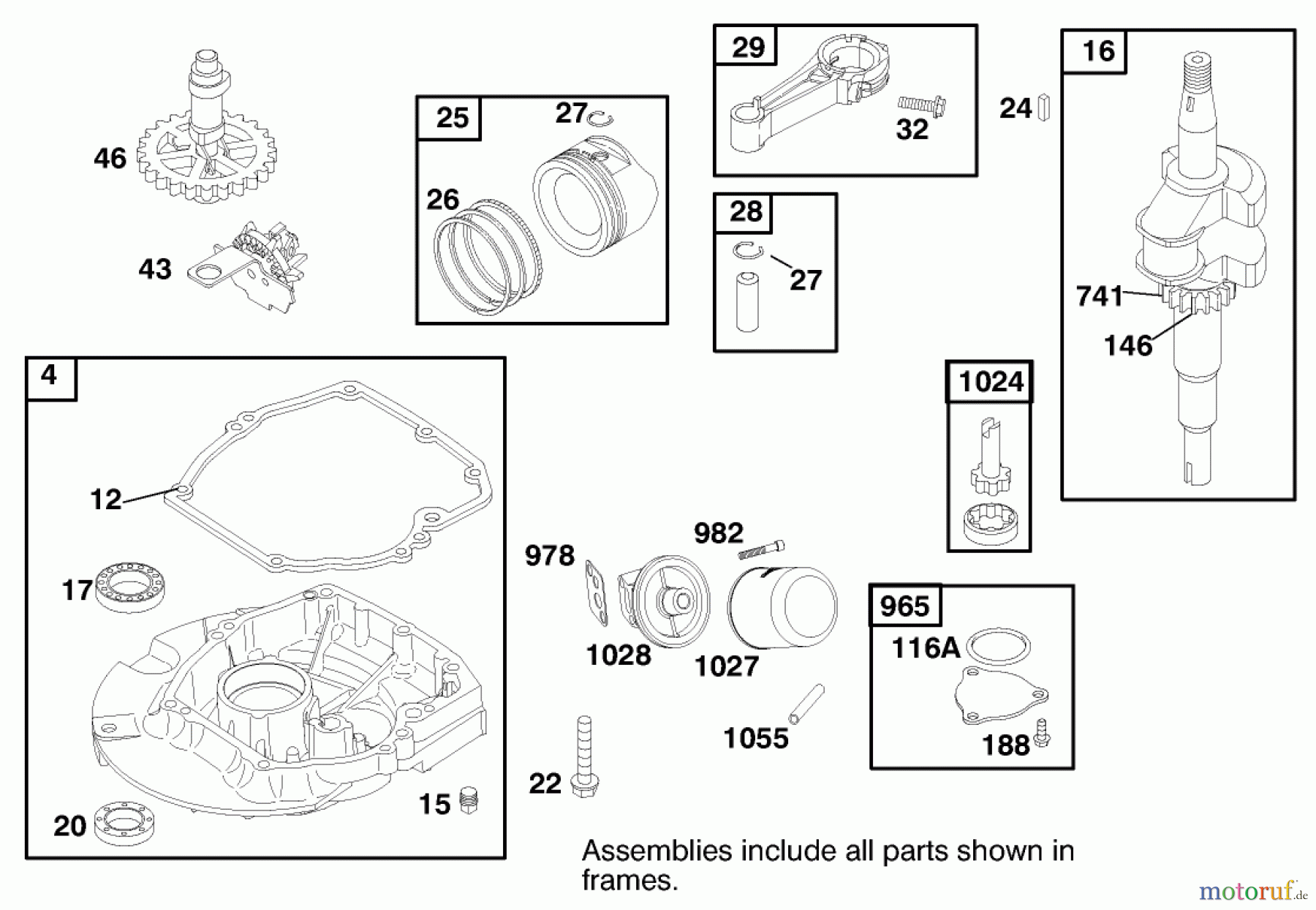  Rasenmäher 22158 - Toro Recycler Rear Bagger Mower (SN: 200000001 - 200999999) (2000) ENGINE GTS-200 #3