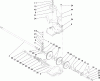 Rasenmäher 22177TE - Toro 53cm Heavy-Duty Recycler Mower (SN: 310000001 - 310999999) (2010) Ersatzteile GEAR CASE ASSEMBLY NO. 74-1860