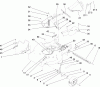 Rasenmäher 22195 - Toro 21" Heavy-Duty Recycler Walk-Behind Mower (SN: 280000001 - 280999999) (2008) Ersatzteile HOUSING ASSEMBLY