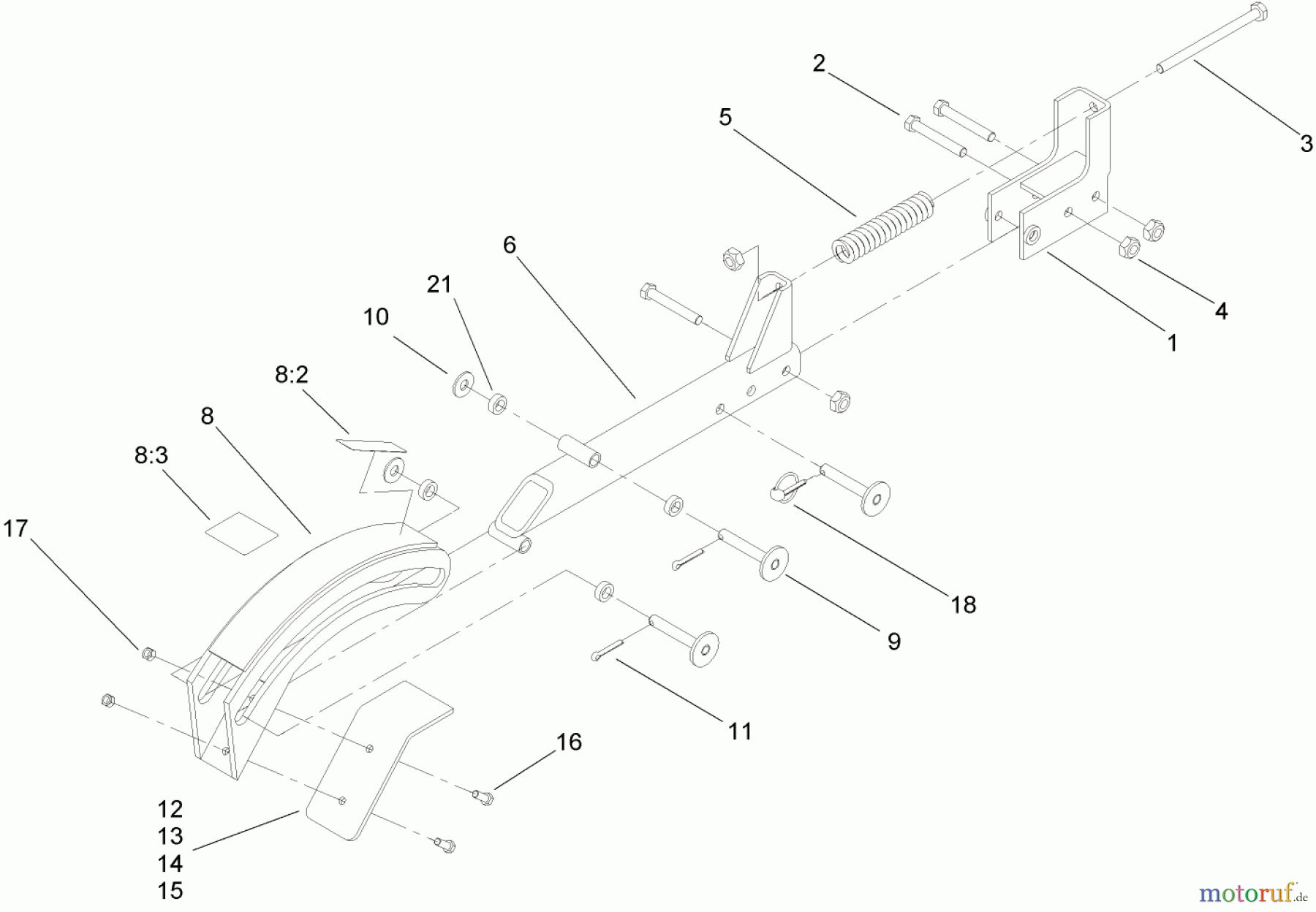  Compact Utility Attachments 22464 - Toro Crumber Kit, Dingo Compact Utility Loaders CRUMBER ASSEMBLY