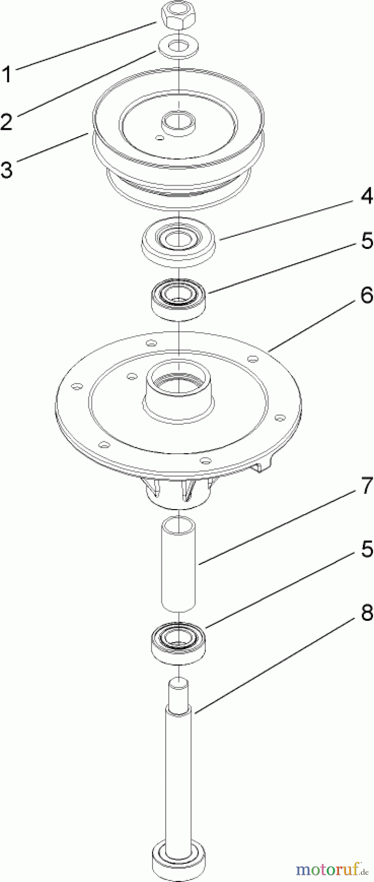 Rasenmäher für Großflächen 30098 - Toro Commercial 48