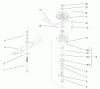 Rasenmäher für Großflächen 30164 - Toro Mid-Size ProLine Mower, Gear Drive, 10.5 hp, 32" Side Discharge Deck (SN: 220000001 - 220999999) (2002) Ersatzteile SPINDLE ASSEMBLY