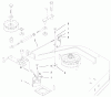 Rasenmäher für Großflächen 30196 - Toro Mid-Size ProLine Mower, Gear Drive, 14 hp, 48" Side Discharge Deck (SN: 990201 - 999999) (1999) Ersatzteile BRAKE ASSEMBLY