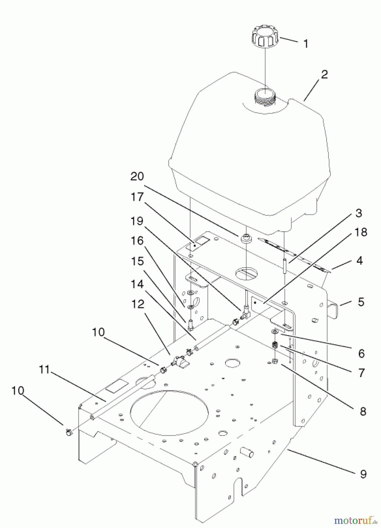  Rasenmäher für Großflächen 30259 - Toro Mid-Size ProLine Mower, Gear Drive, 17 hp, 44