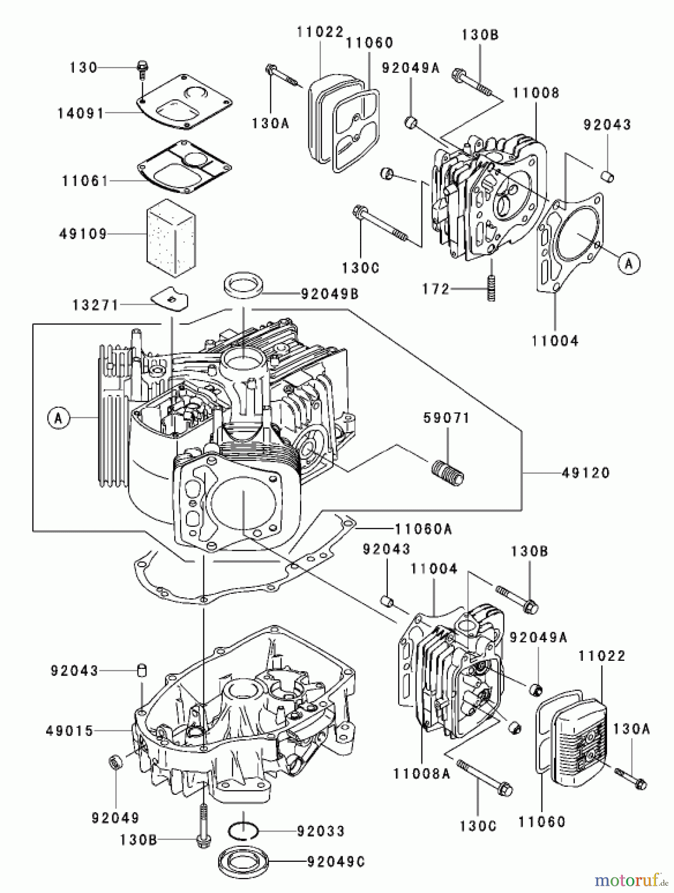  Rasenmäher für Großflächen 30431 - Toro Mid-Size ProLine Mower, Pistol Grip, Gear Drive, 15 hp, 44