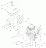 Rasenmäher für Großflächen 30523 - Toro Mid-Size ProLine Mower, Pistol Grip, Gear Drive, 15 hp, 48" Side Discharge Deck (SN: 220000001 - 220999999) (2002) Ersatzteile ENGINE AND FUEL SYSTEM ASSEMBLY