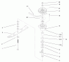 Rasenmäher für Großflächen 30523 - Toro Mid-Size ProLine Mower, Pistol Grip, Gear Drive, 15 hp, 48" Side Discharge Deck (SN: 220000001 - 220999999) (2002) Ersatzteile SPINDLE ASSEMBLY
