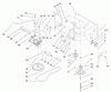 Rasenmäher für Großflächen 30523 - Toro Mid-Size ProLine Mower, Pistol Grip, Gear Drive, 15 hp, 48" Side Discharge Deck (SN: 220000001 - 220999999) (2002) Ersatzteile TRANSMISSION AND DRIVE PULLEY ASSEMBLY